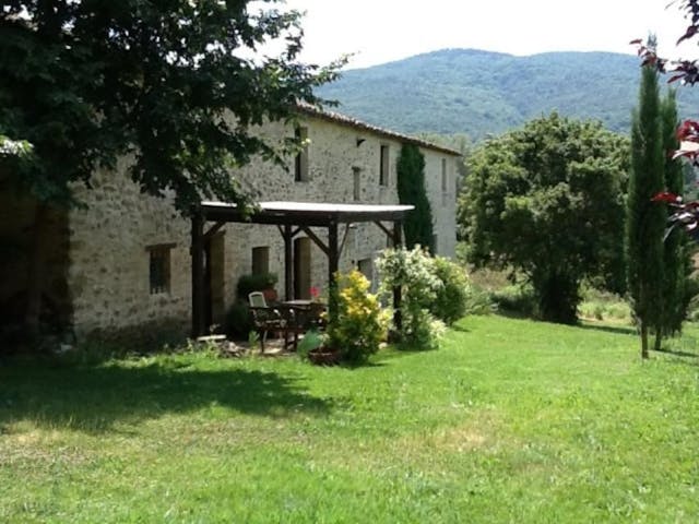 Panoramic farmhouse with land in Umbria. Ref PG6927